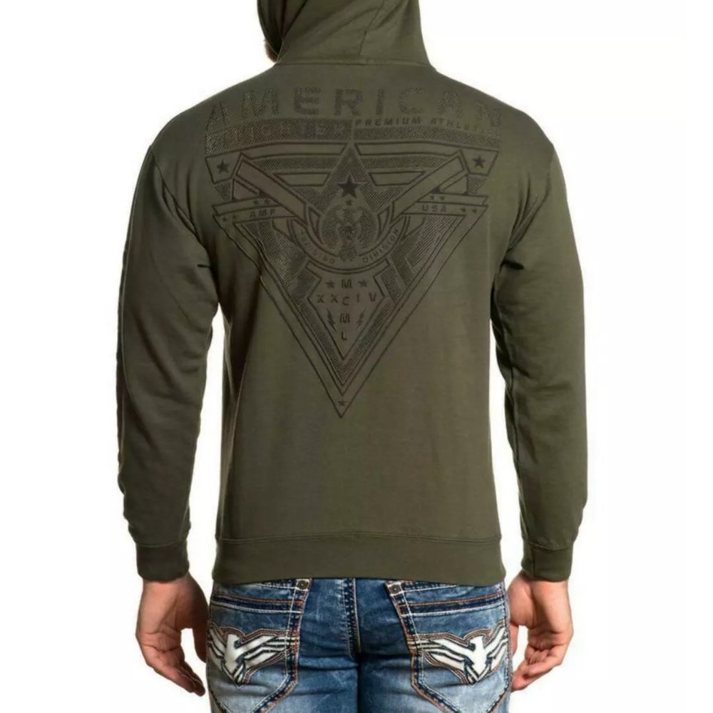 AMERICAN FIGHTER Men's Pullover Hoodie FIELDON